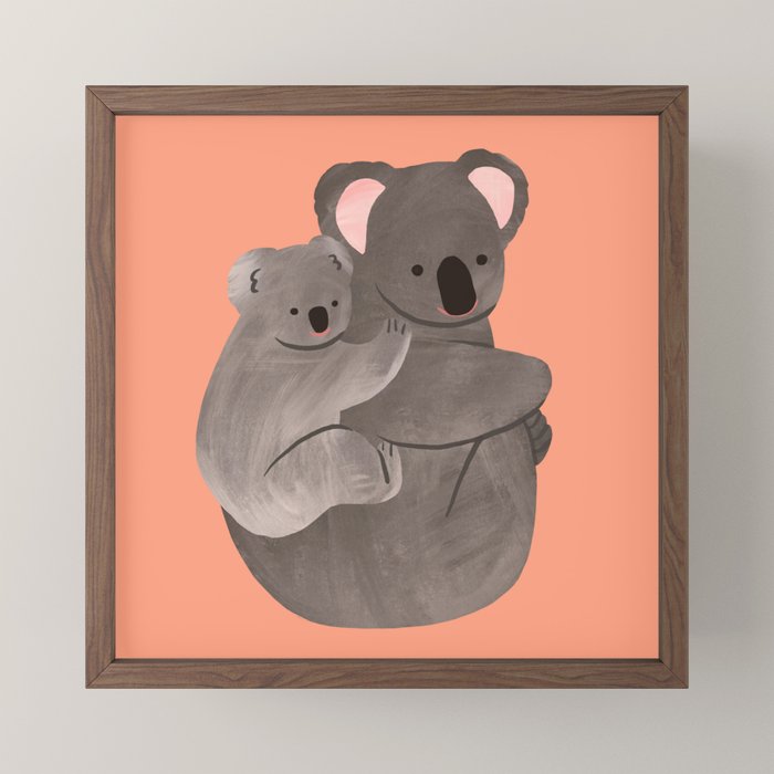 Piggyback Koala Mini Art Print Gallery Image 2