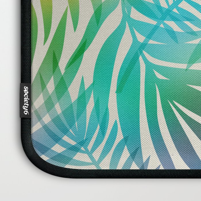 Tropical Palm Leaves Laptop Sleeve Gallery Image 3