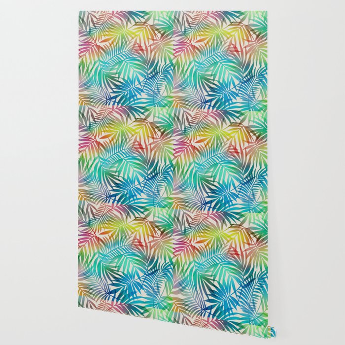 Tropical Palm Leaves Wallpaper Gallery Image 2