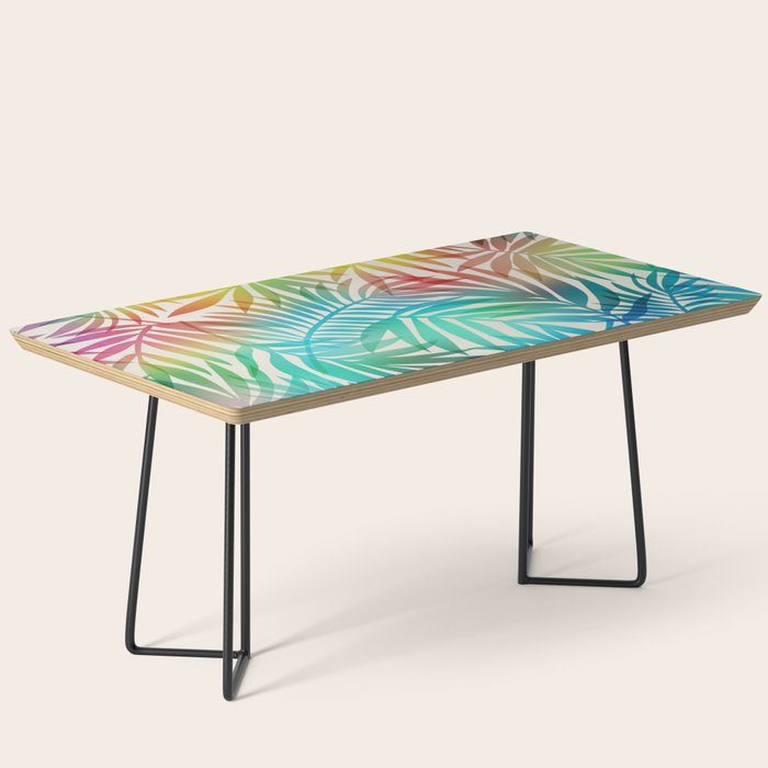 Tropical Palm Leaves Coffee Table Gallery Image 1
