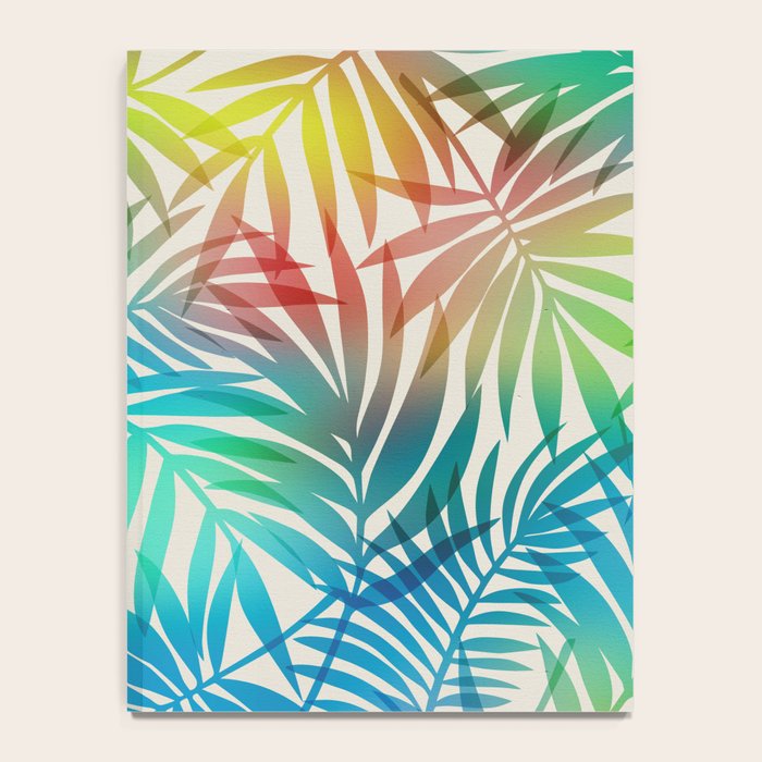 Tropical Palm Leaves Notebook Gallery Image 4