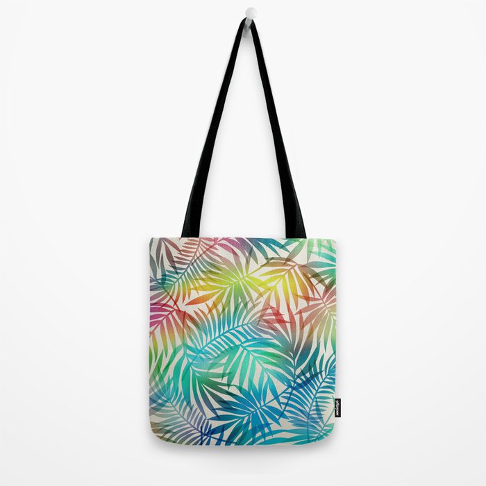 Tropical Palm Leaves Tote Bag Gallery Image 2