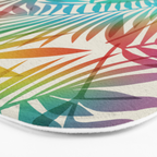 Tropical Palm Leaves Bath Mat Gallery Image 3