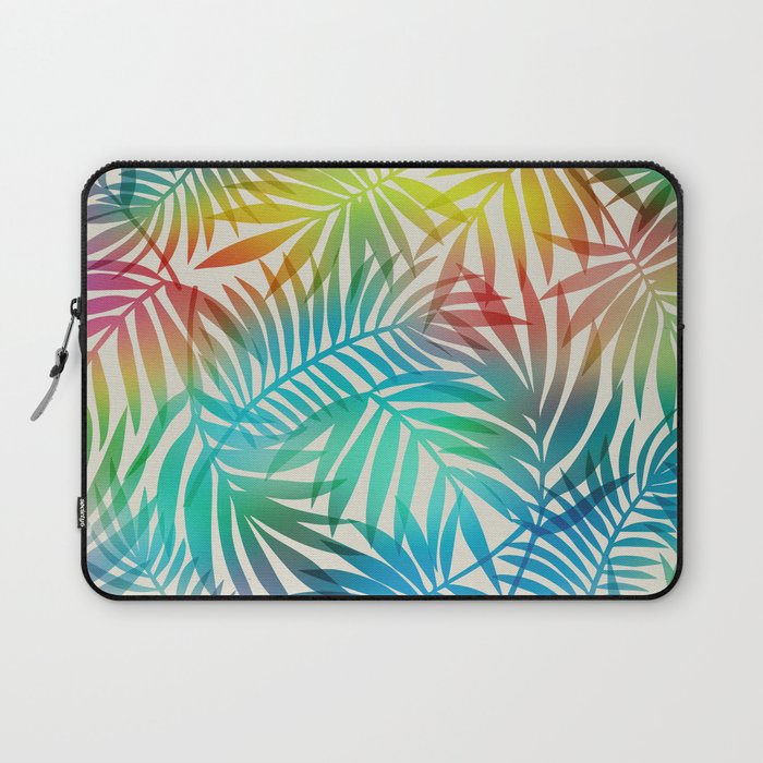 Tropical Palm Leaves Laptop Sleeve Gallery Image 1