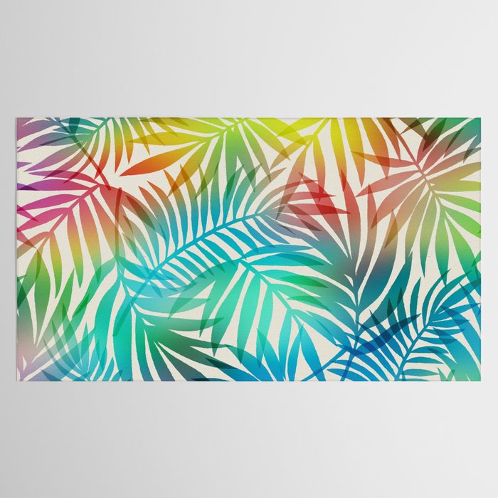 Tropical Palm Leaves Tablecloth Gallery Image 2