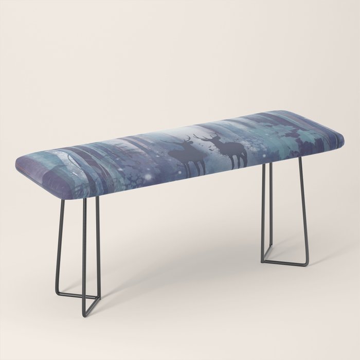 Under the tall forest trees I Bench Gallery Image 1