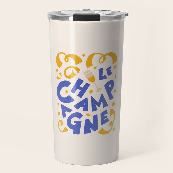 Le Champagne French Travel Mug Gallery Image 1