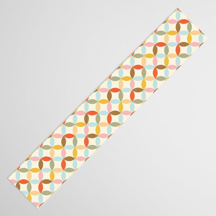  Mid-Century Mod Retro Pattern Table Runner Gallery Image 3