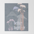 better together Throw Blanket Gallery Image 2