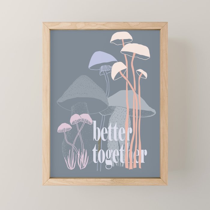better together Mini Art Print Gallery Image 1