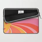 Sunshine Swirl â Pink & Peach Palette Laptop Sleeve Gallery Image 2