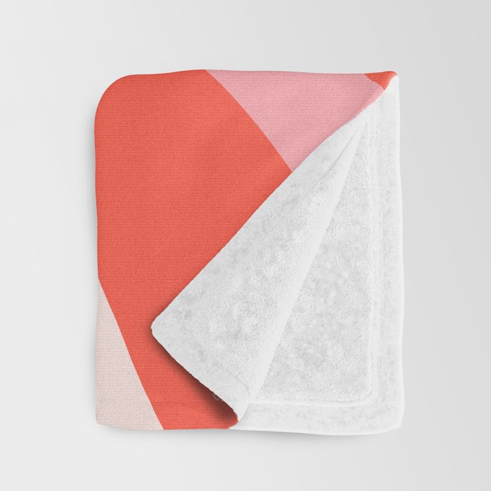 Sunshine Swirl â Pink & Peach Palette Throw Blanket Gallery Image 3