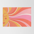Sunshine Swirl â Pink & Peach Palette Rug Gallery Image 2