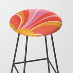Sunshine Swirl â Pink & Peach Palette Stool Gallery Image 2