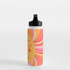 Sunshine Swirl â Pink & Peach Palette Water Bottle Gallery Image 3