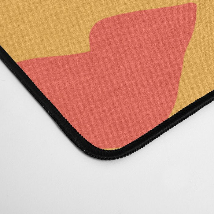 Sunshine Swirl â Pink & Peach Palette Desk Mat Gallery Image 4