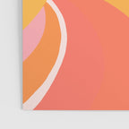 Sunshine Swirl â Pink & Peach Palette Poster Gallery Image 3
