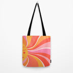 Sunshine Swirl â Pink & Peach Palette Tote Bag Gallery Image 2