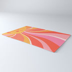 Sunshine Swirl â Pink & Peach Palette Rug Gallery Image 3