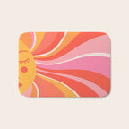 Sunshine Swirl â Pink & Peach Palette Bath Mat Gallery Image 1