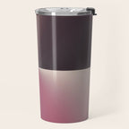 Line Gradient / Vanilla Wafer & Thunder Purple Travel Mug Gallery Image 2