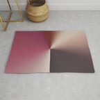 Line Gradient / Vanilla Wafer & Thunder Purple Rug Gallery Image 1