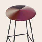 Line Gradient / Vanilla Wafer & Thunder Purple Stool Gallery Image 2