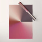 Line Gradient / Vanilla Wafer & Thunder Purple Wrapping Paper Gallery Image 1