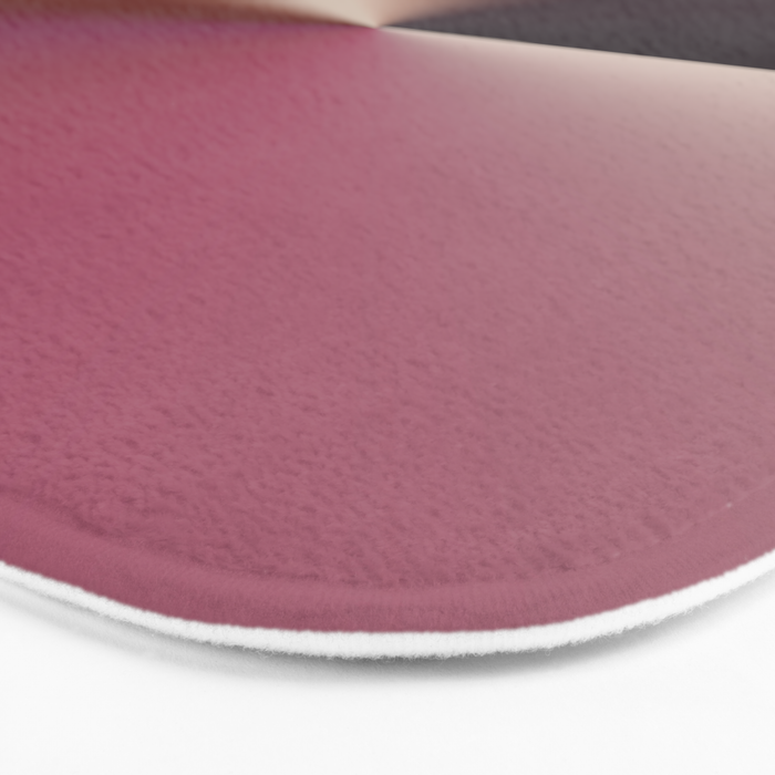 Line Gradient / Vanilla Wafer & Thunder Purple Bath Mat Gallery Image 3