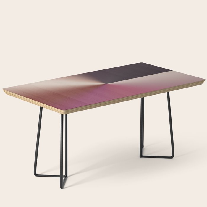 Line Gradient / Vanilla Wafer & Thunder Purple Coffee Table Gallery Image 1