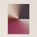 Line Gradient / Vanilla Wafer & Thunder Purple Stationery Card Gallery Image 2