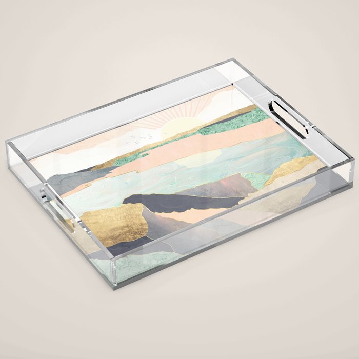 Sunrise Beach Acrylic Tray Gallery Image 1