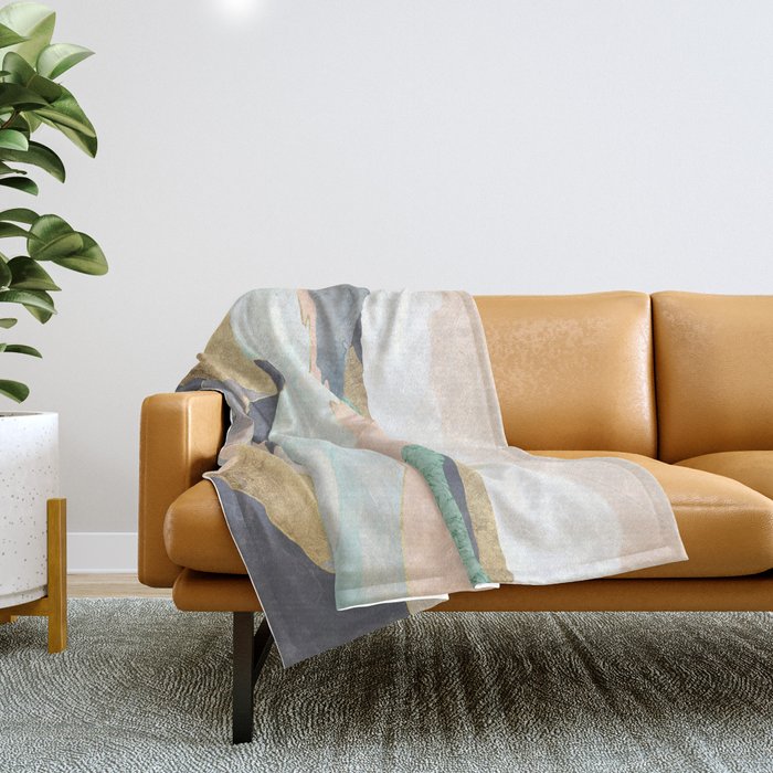 Sunrise Beach Throw Blanket Gallery Image 1