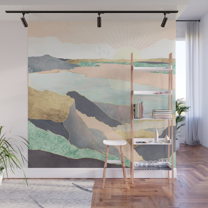 Sunrise Beach Wall Mural Gallery Image 1
