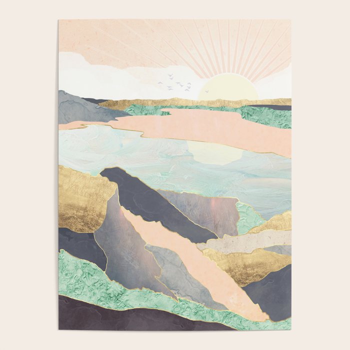 Sunrise Beach Poster Gallery Image 4