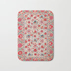 Bokhara  Antique Uzbek Suzani Embroidery Print Bath Mat Gallery Image 1