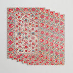 Bokhara  Antique Uzbek Suzani Embroidery Print Wrapping Paper Gallery Image 3