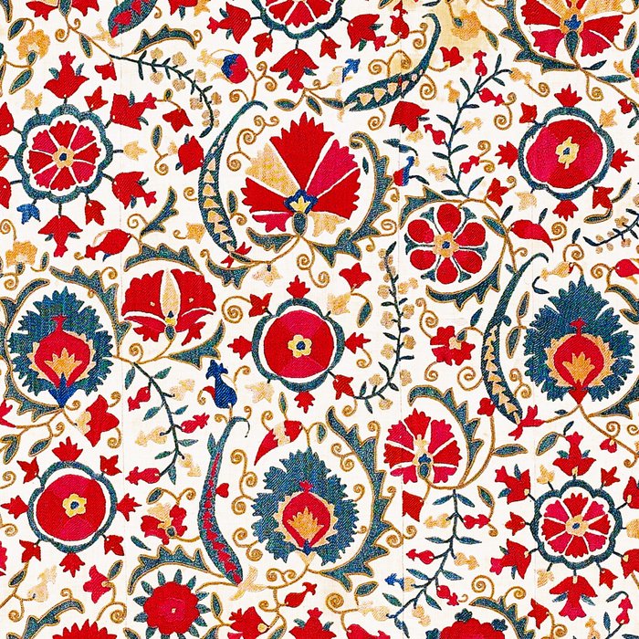 Bokhara  Antique Uzbek Suzani Embroidery Print Coffee Mug Gallery Image 2
