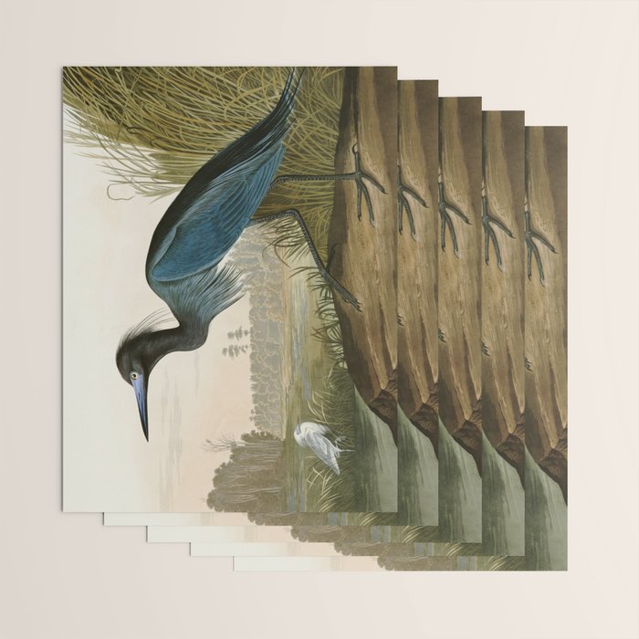 Little Blue Heron - John James Audubon's Birds of America Print Wrapping Paper Gallery Image 3