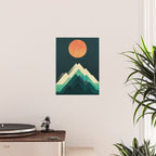 Ablaze on cold mountain Poster Gallery Image 2