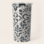 Dark Faux Tile Travel Mug Gallery Image 1