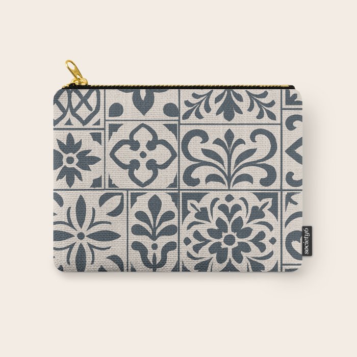 Dark Faux Tile Carry All Pouch Gallery Image 1