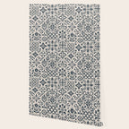Dark Faux Tile Wallpaper Gallery Image 2