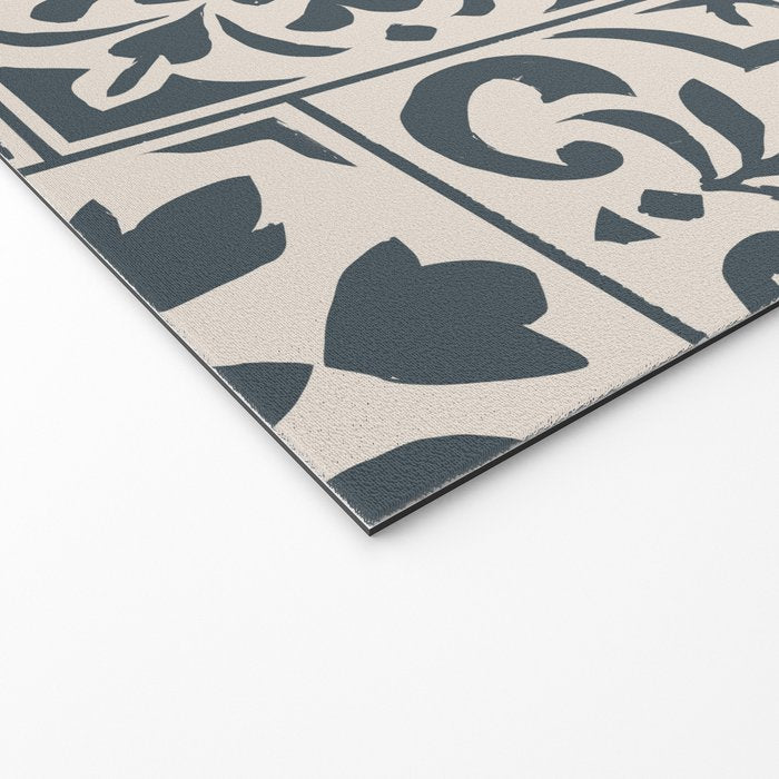 Dark Faux Tile Welcome Mat Gallery Image 2