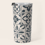Dark Faux Tile Travel Mug Gallery Image 3