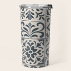 Dark Faux Tile Travel Mug Gallery Image 2
