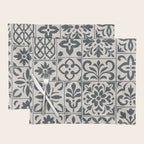 Dark Faux Tile Placemat Gallery Image 1