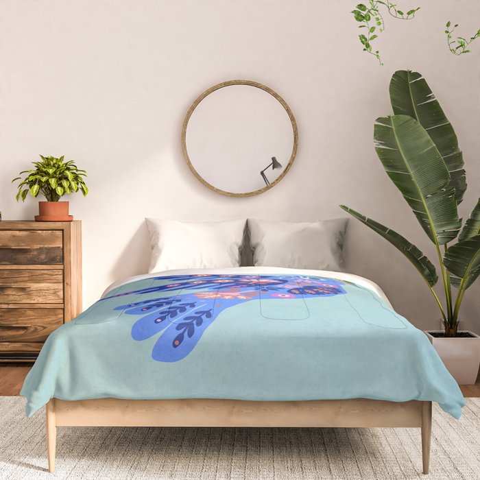 Bird and Bloom Comforter Gallery Image 3