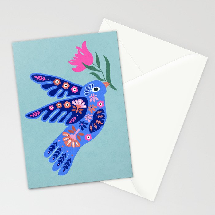 Bird and Bloom Stationery Card Gallery Image 2