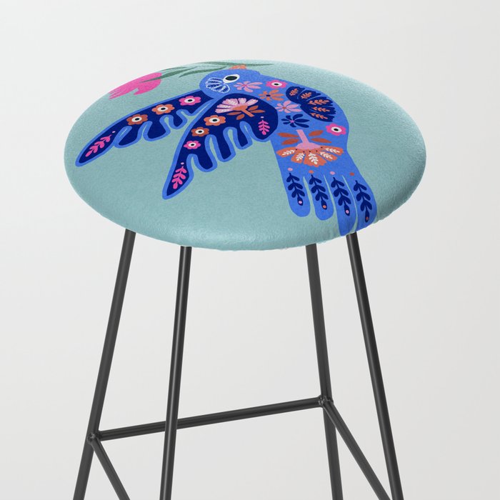 Bird and Bloom Stool Gallery Image 2